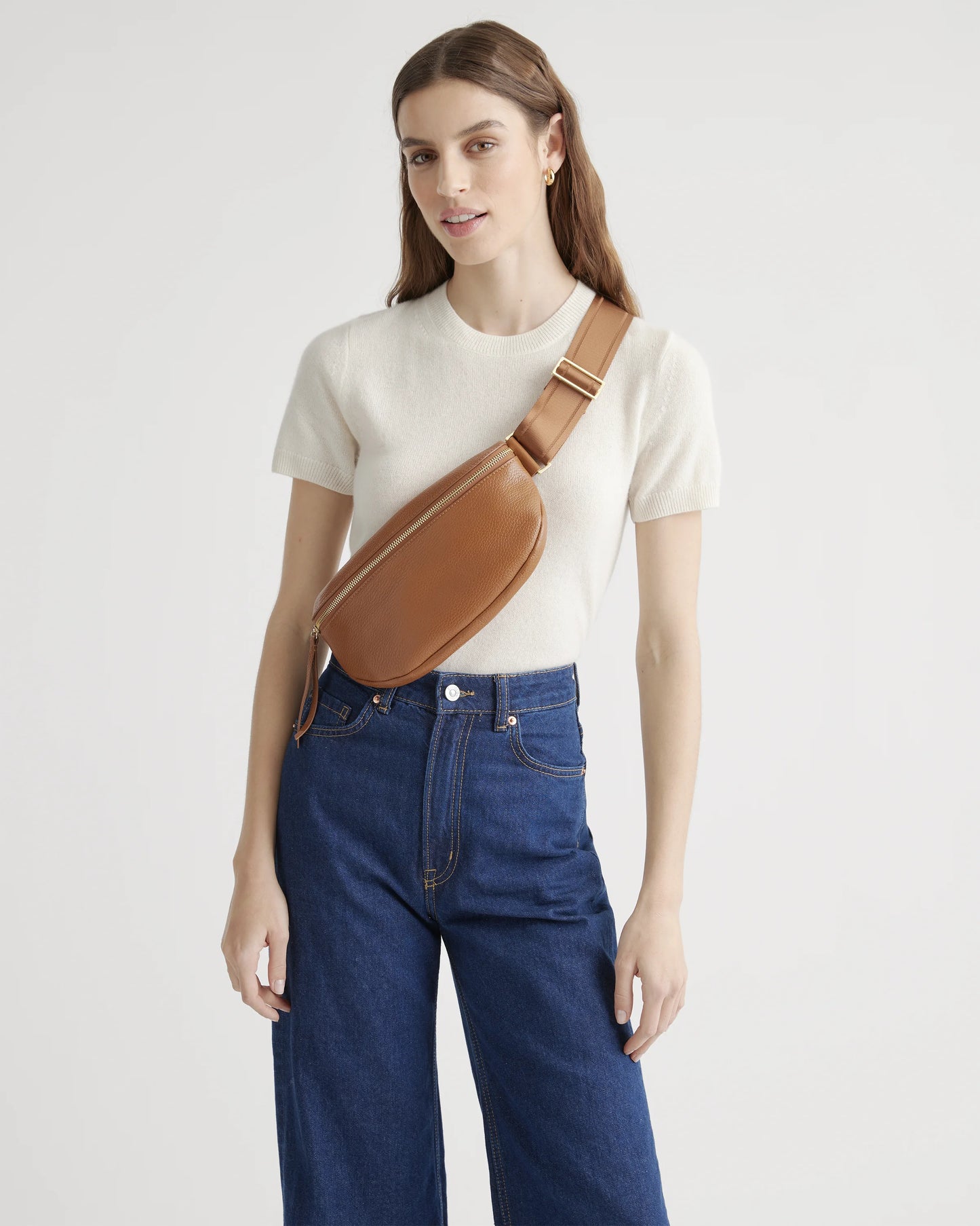 Quinn Sling Bag - One Size / Cognac