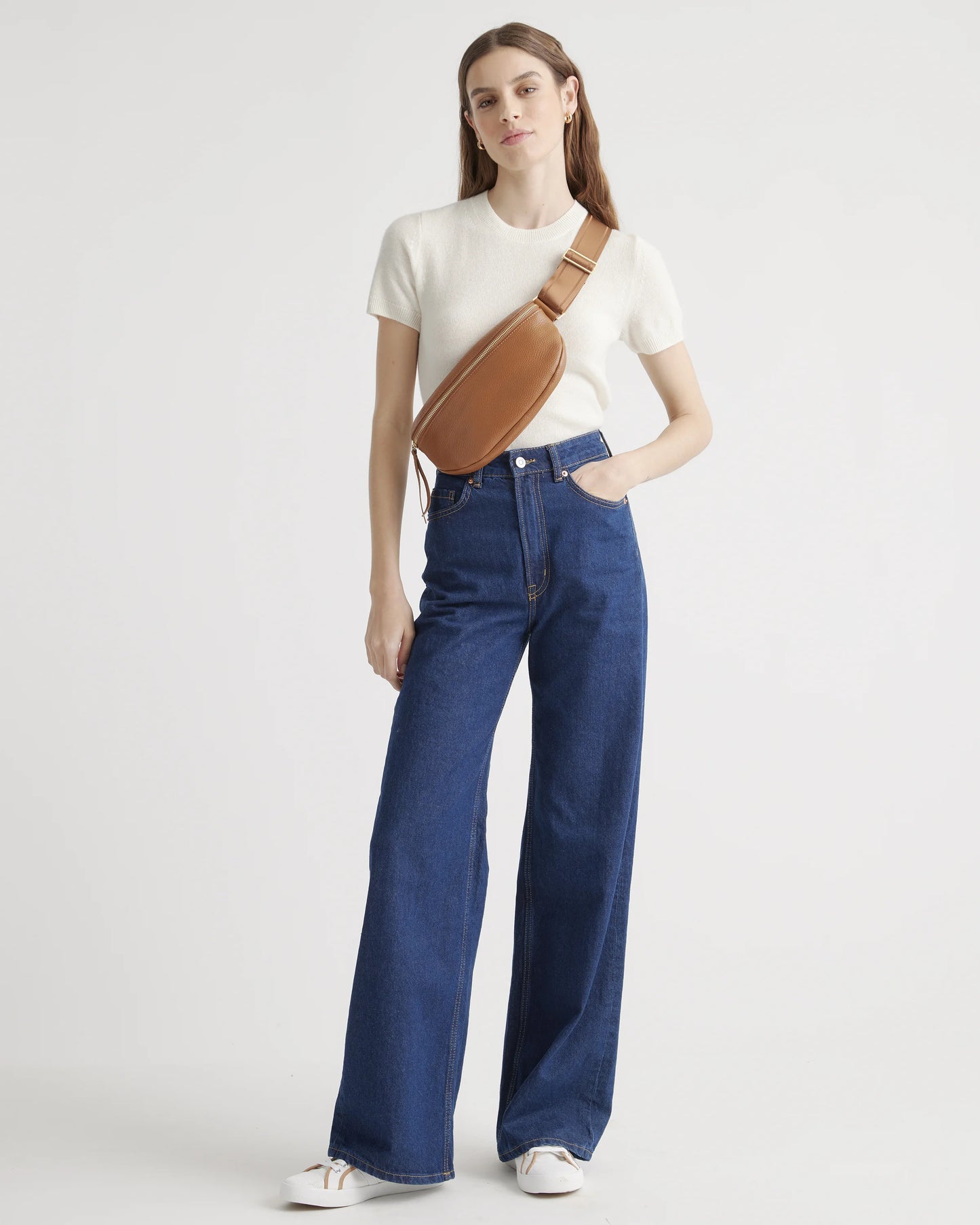 Quinn Sling Bag - One Size / Cognac
