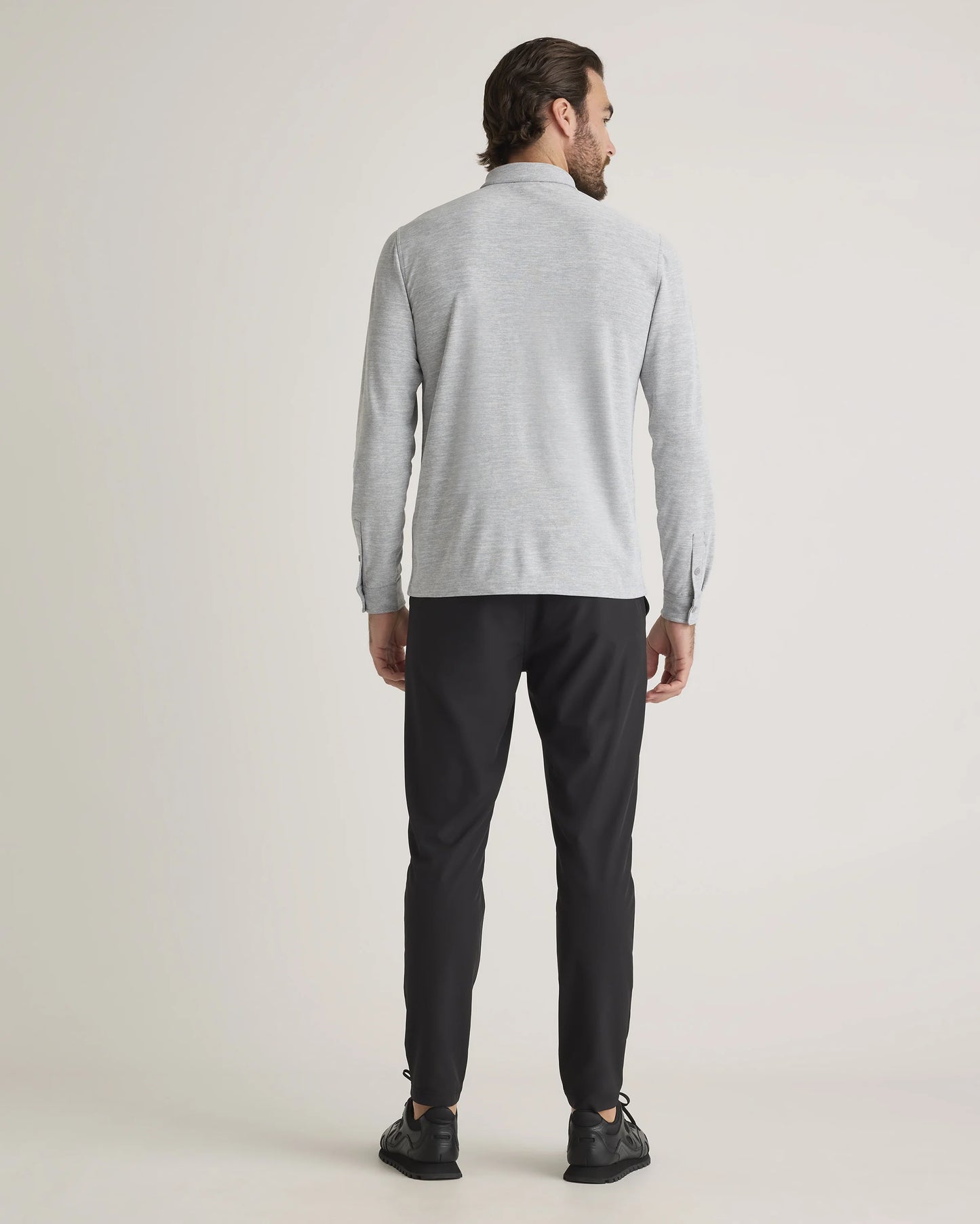 ProPique Performance Button Down - S / Light Grey