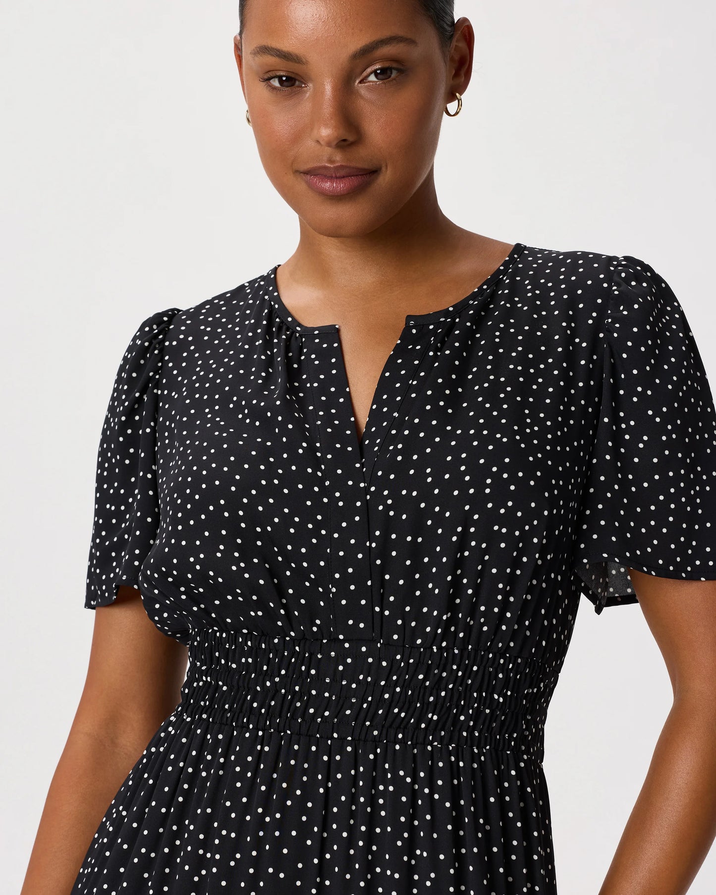 Washable Stretch Silk Tiered Maxi Dress - XS / Navy