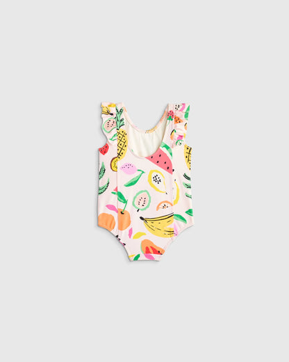 Ruffle One Piece Swimsuit - 0-3M / Pineapple
