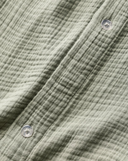 Organic Cotton Gauze Duvet Cover - Twin / Dried Sage