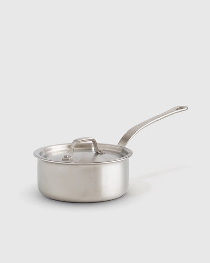 5-Ply Stainless Steel Saucepan - 2 QT / No Color