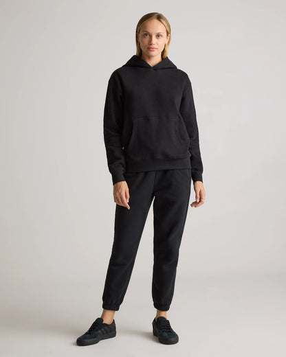 Organic Heavyweight Fleece Boyfriend Hoodie - XS / Heather Grey