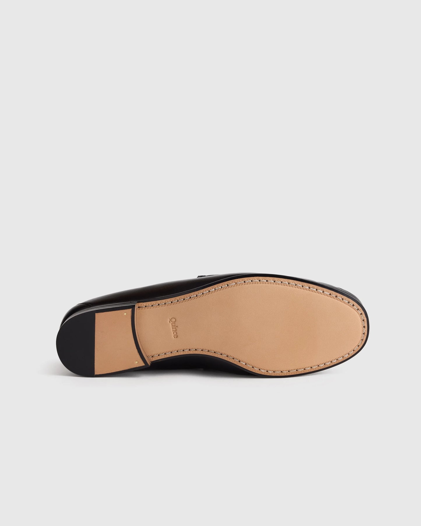 Calfskin Leather Horsebit Loafer - 7 / Tan