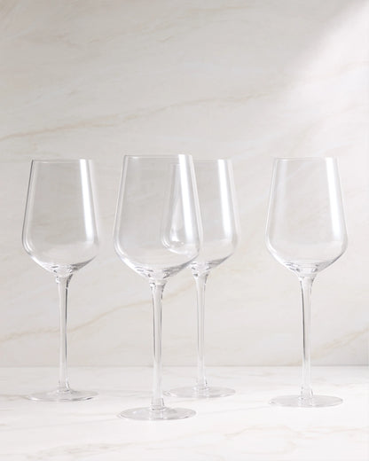 Mouth Blown White Wine Glass (Set of 4) - One Size / No Color