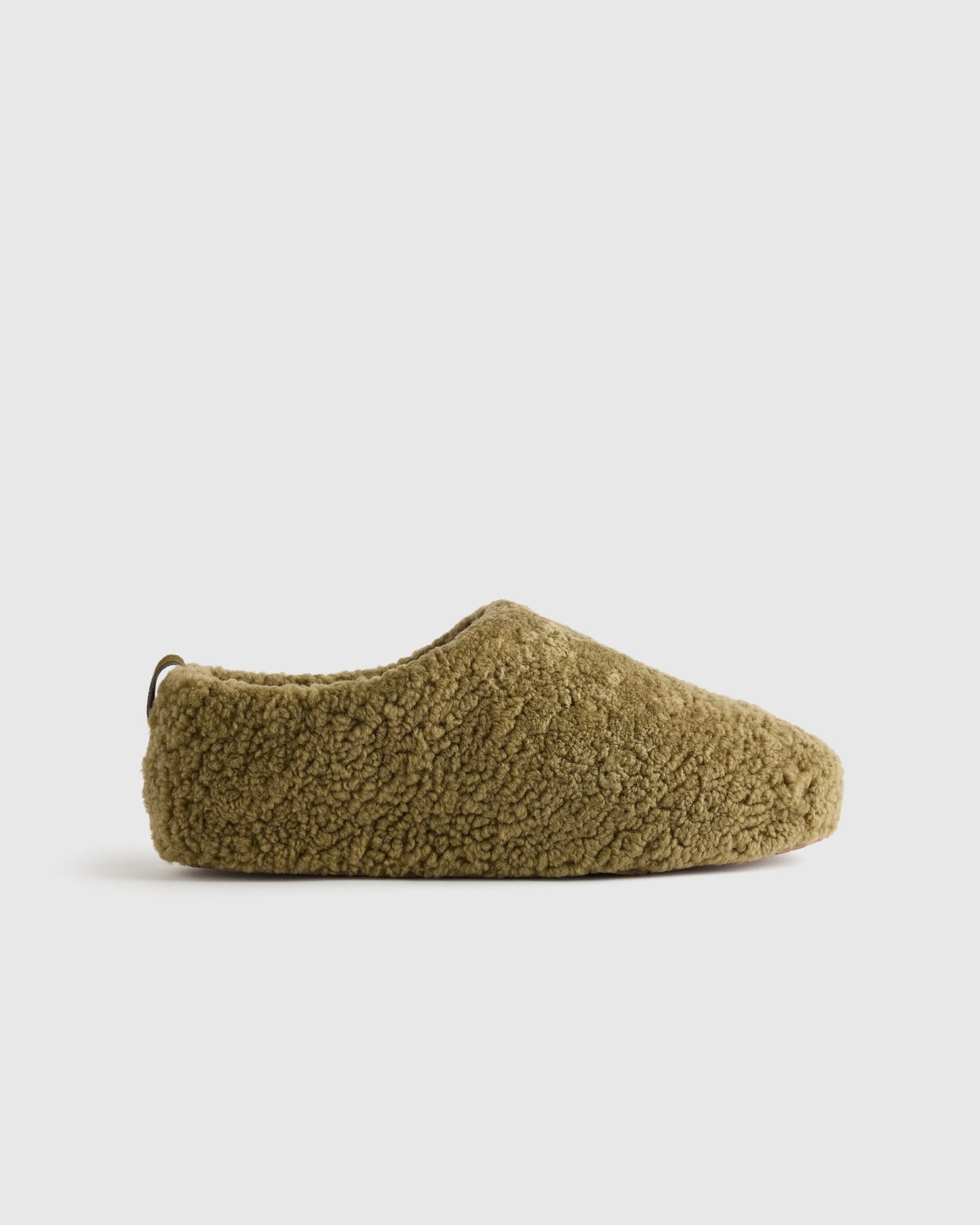 Men's Genuine Shearling Lounge Slipper - 7 / Black