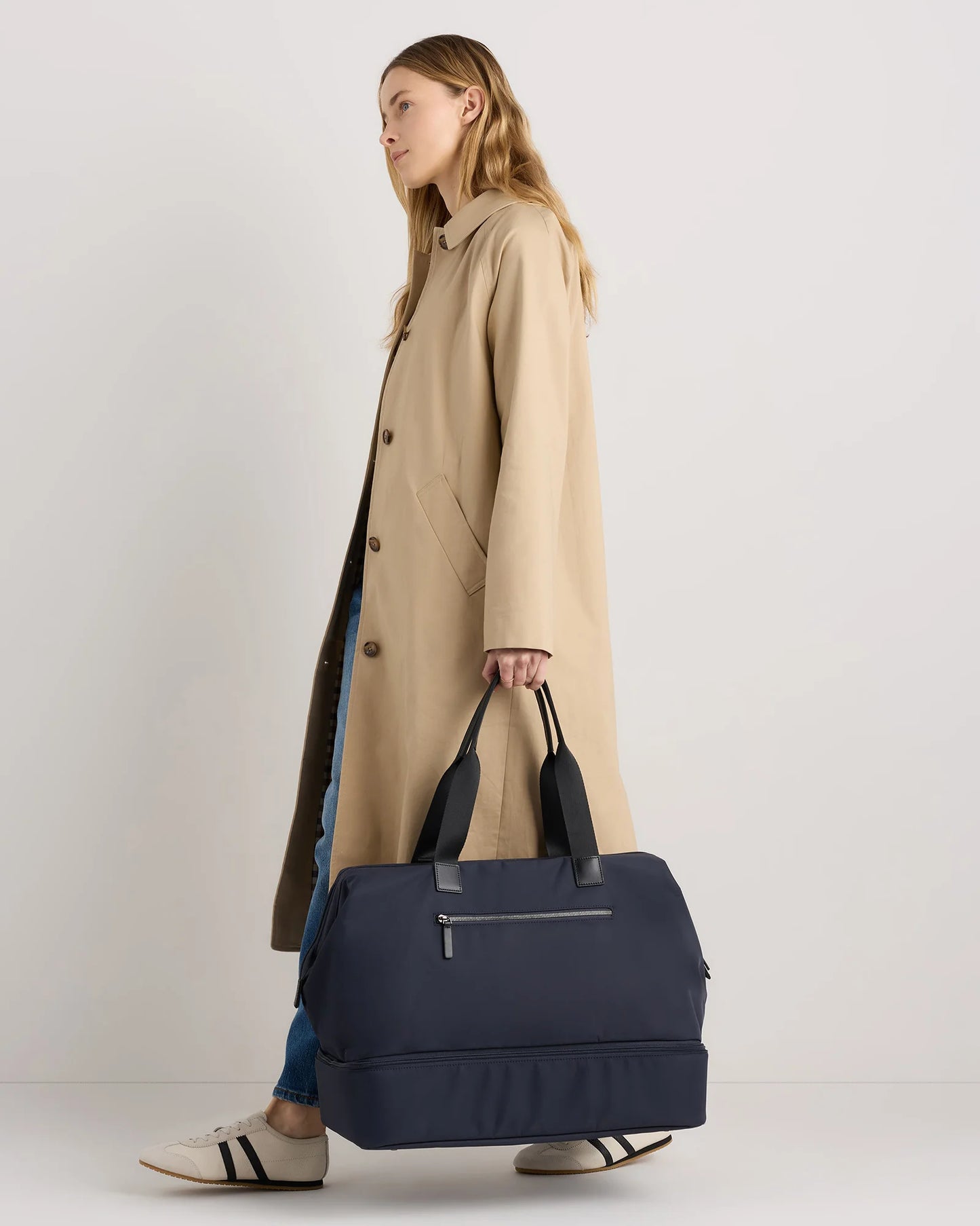 Voyage Nylon Dual Compartment Weekender - One Size / Black