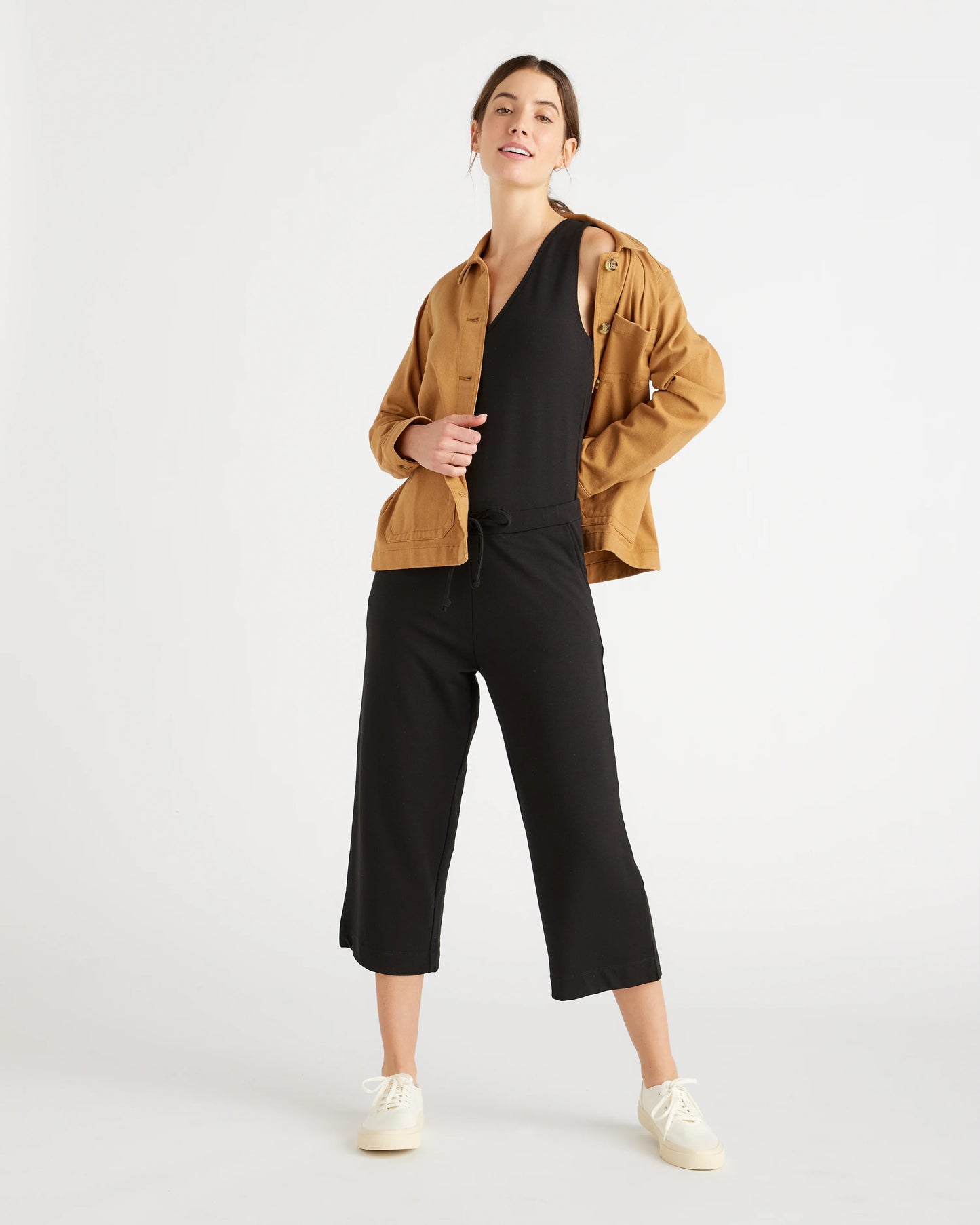 Organic Comfort Stretch Chore Jacket - XS / Vanilla