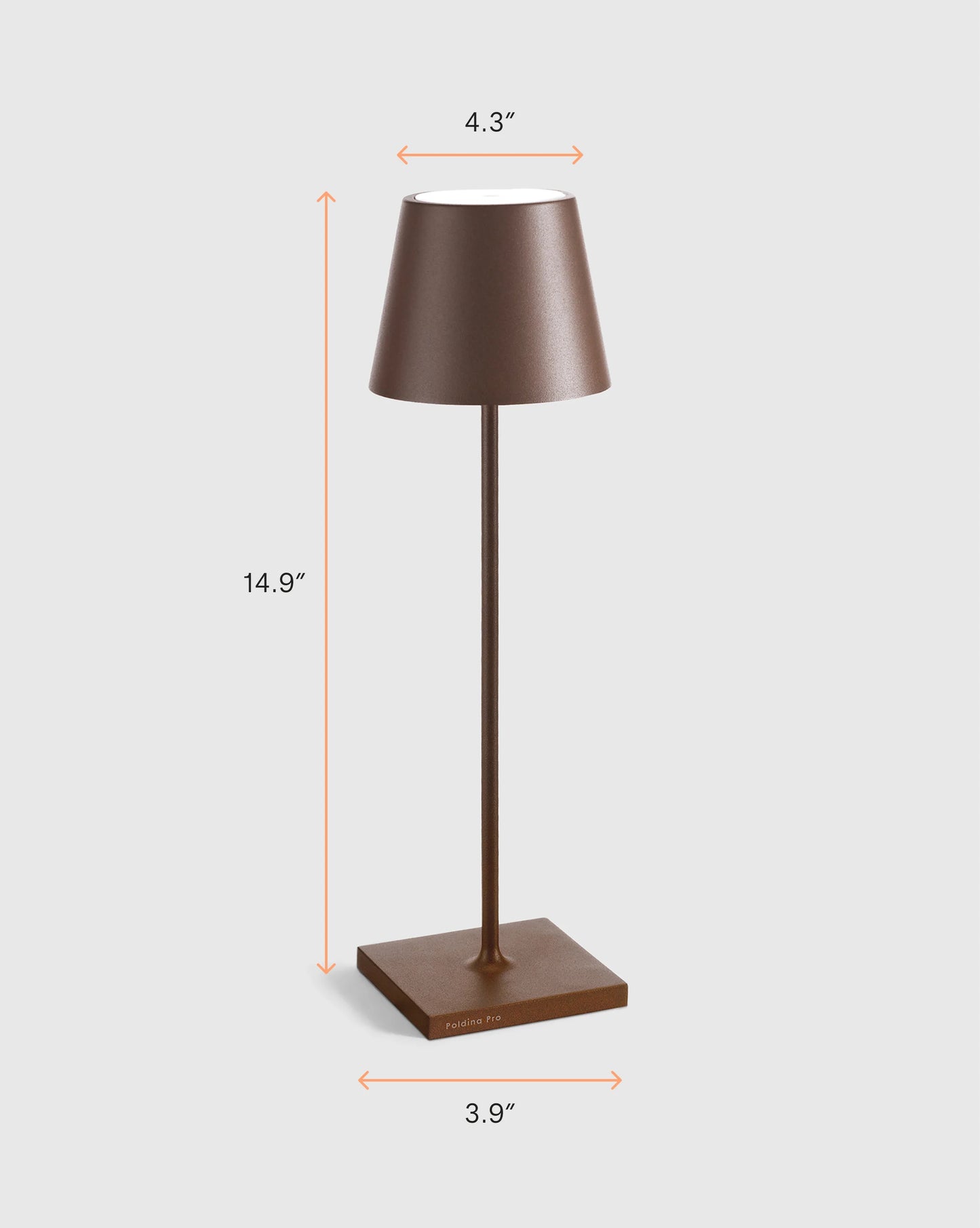 Poldina Pro Rechargeable Table Lamp by Zafferano - Regular / White