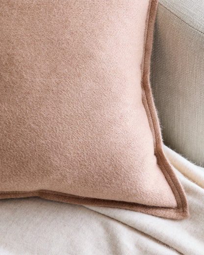 Solid Cashmere Pillow Cover - 20x20 / Camel