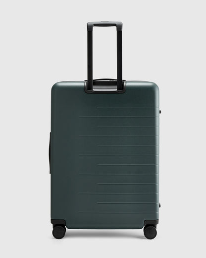 Expandable Small Carry-On & Large Check-In Suitcase Set - One Size / Dark Green