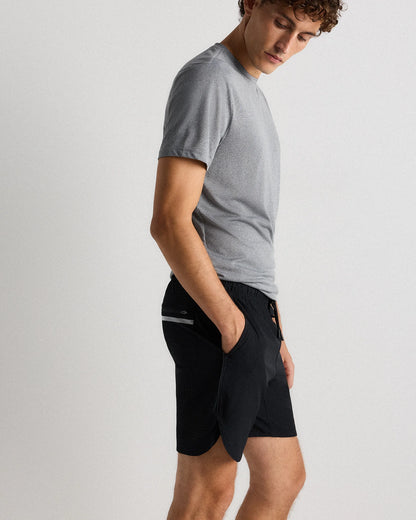 Sweat Tech Training Unlined Shorts - 7" - S / Black