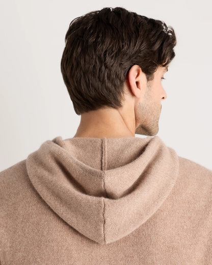 Mongolian Cashmere Full-Zip Hoodie - S / Teak