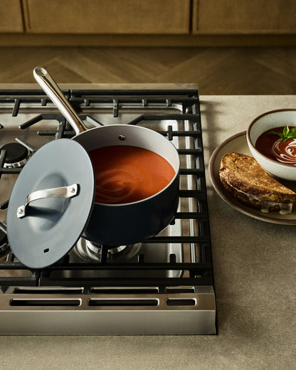 Ceramic Nonstick 7pc Cookware Set - One Size / Navy