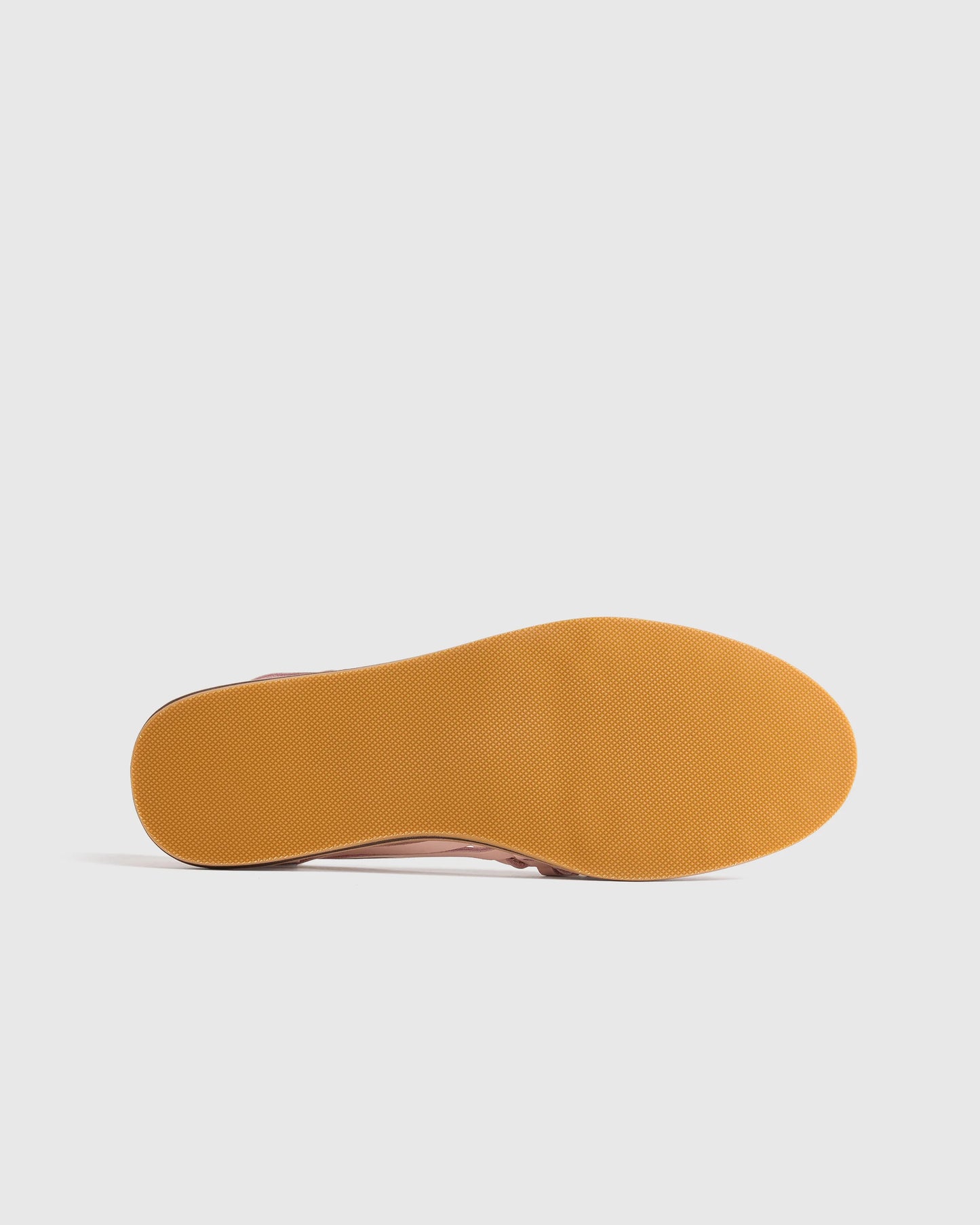 100% Leather Huarache Flat - 5 / Cashew