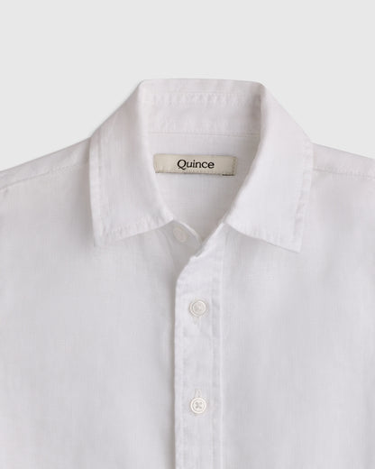 100% European Linen Long Sleeve Shirt - 6 / Sky Blue Mariner Stripe