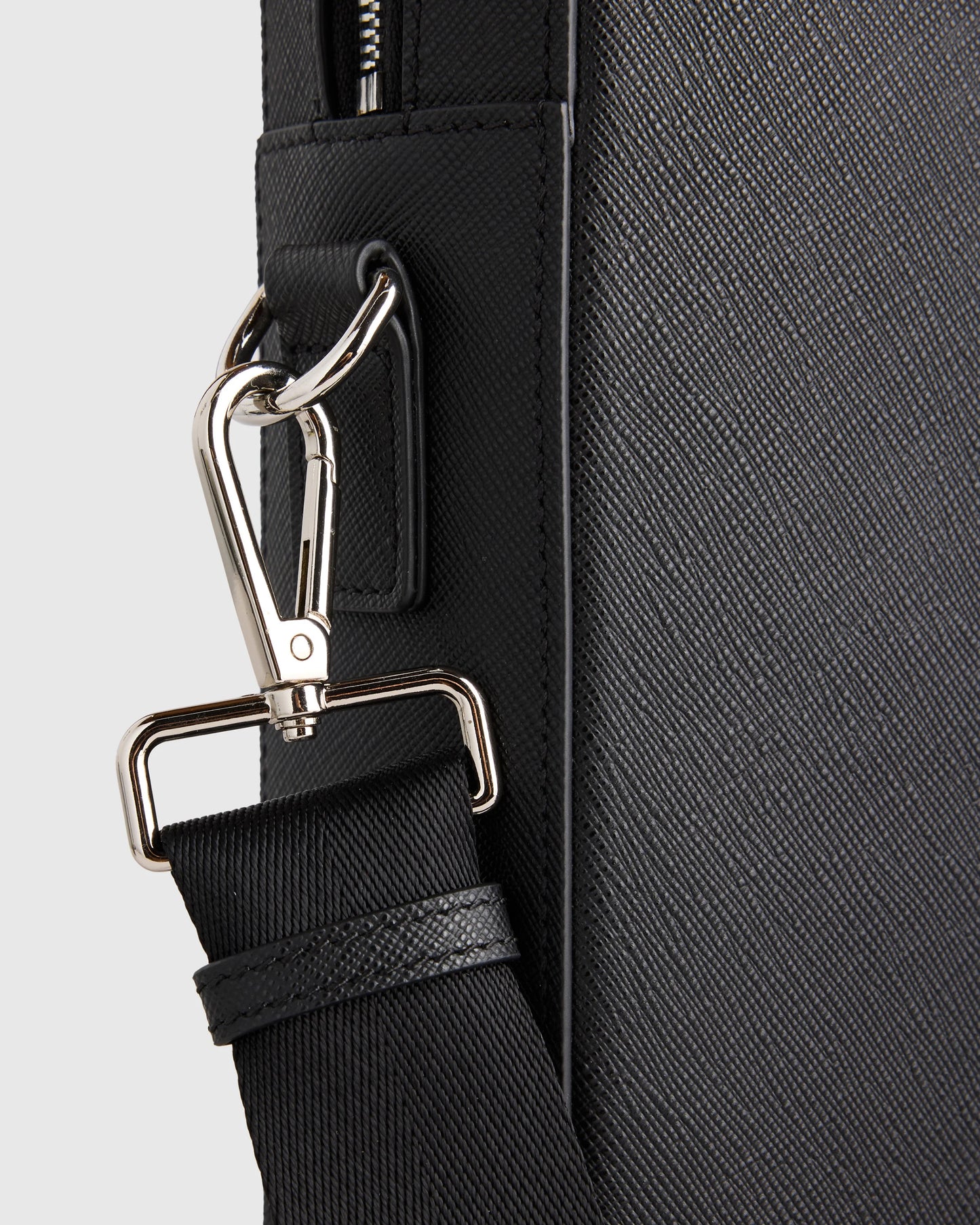 Italian Saffiano Briefcase - One Size / Hickory