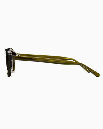 Tulum Polarized Acetate Sunglasses - Standard / Clear Spice with Deep Rose lens