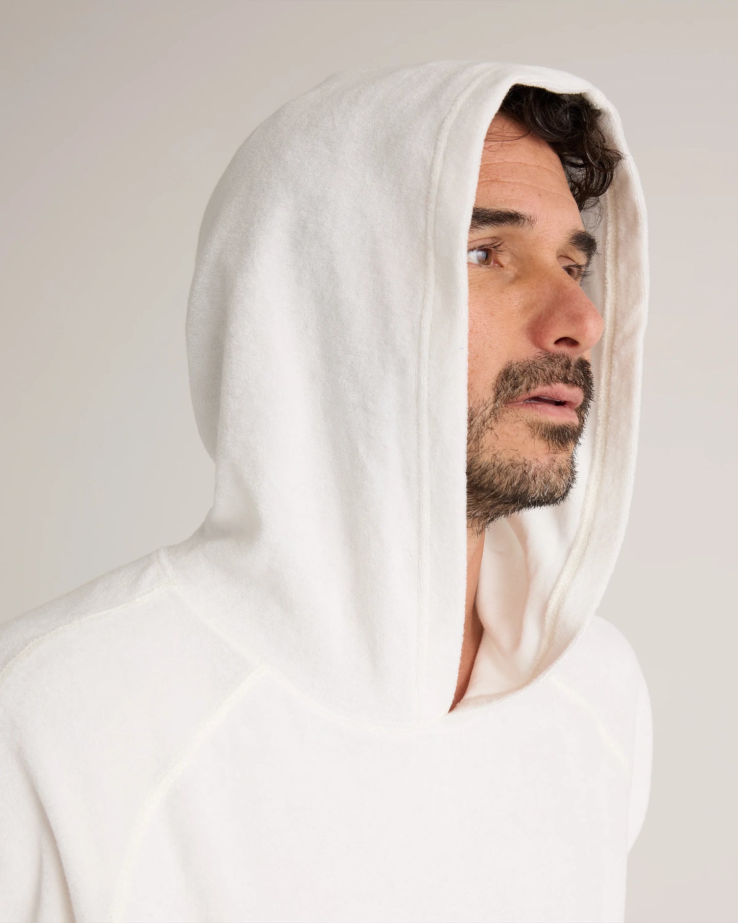 100% Organic Cotton Terry Towel Pullover Hoodie - S / Deep Navy