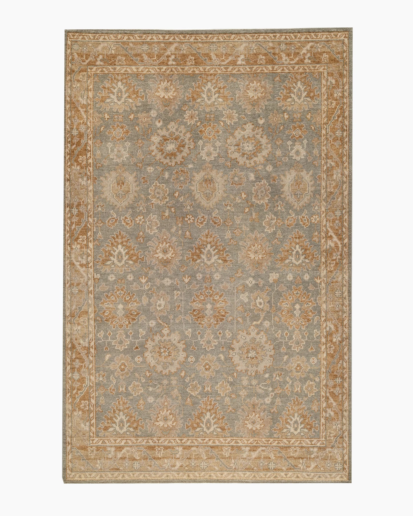 Grayson Hand-Knotted Wool Rug - 3' x 5' / Green