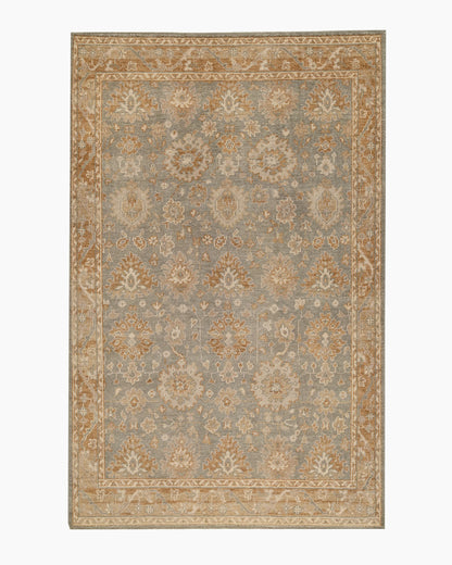 Grayson Hand-Knotted Wool Rug - 3' x 5' / Green