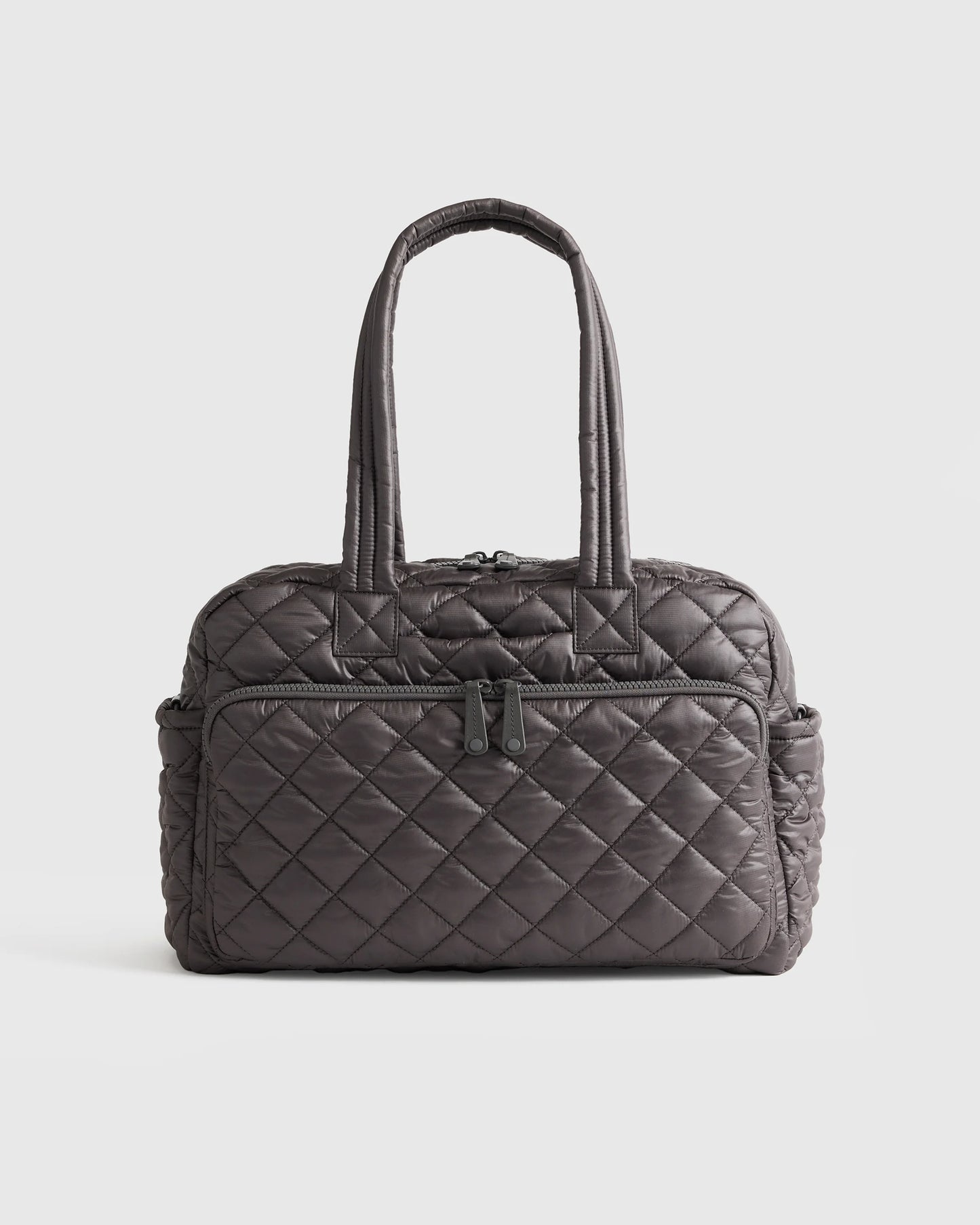 Transit Quilted Duffle Bag - One Size / Taupe Brown