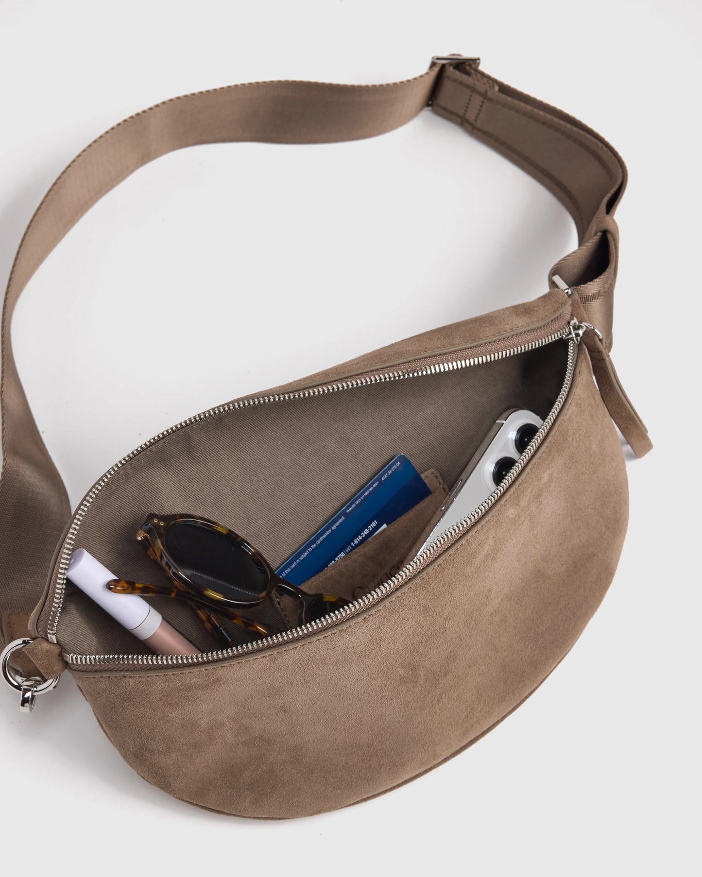 Quinn Suede Sling Bag - One Size / Whiskey