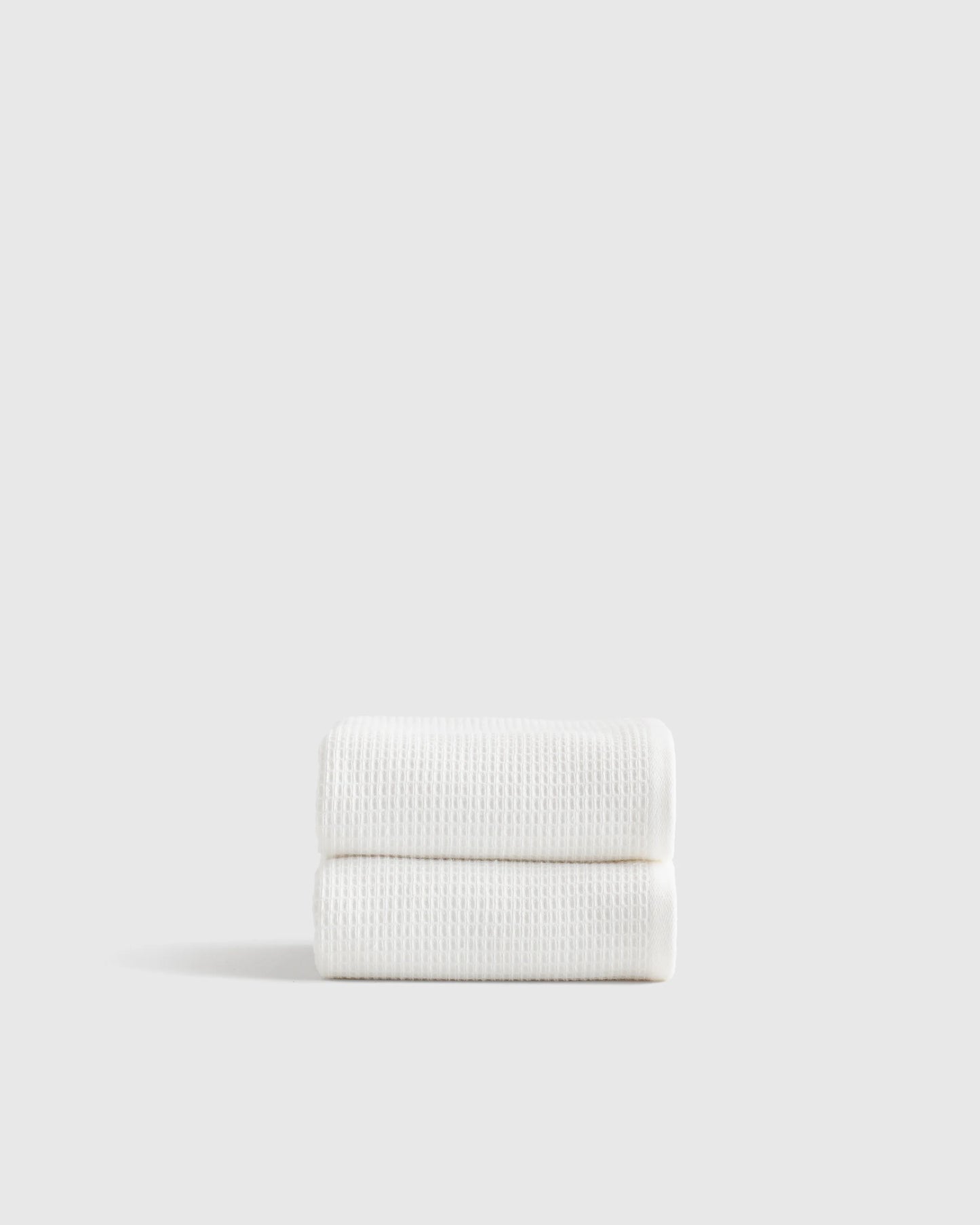 Turkish Waffle Terry Hand Towel (Set of 2) - One Size / White