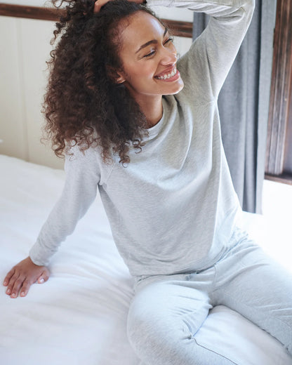 SuperSoft Fleece Crew - XS / Smoked Thyme Green