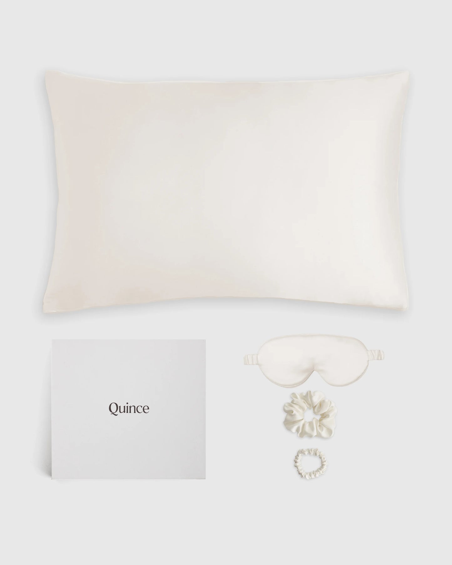 100% Washable Silk Beauty Sleep Set - One Size / Black