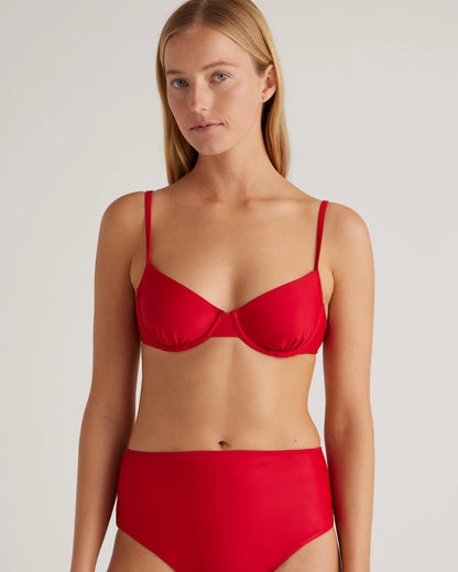 Italian Demi Bikini Top - XS / Deep Navy