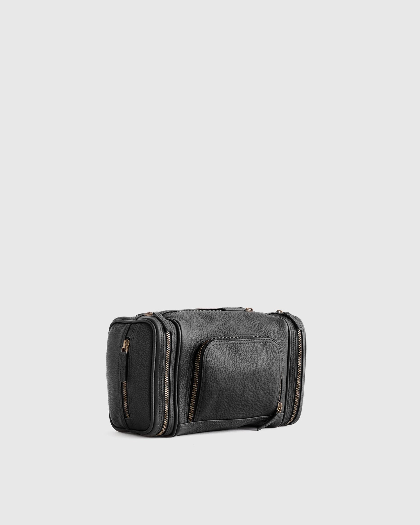 Nappa Leather Toiletry Bag - One Size / Black