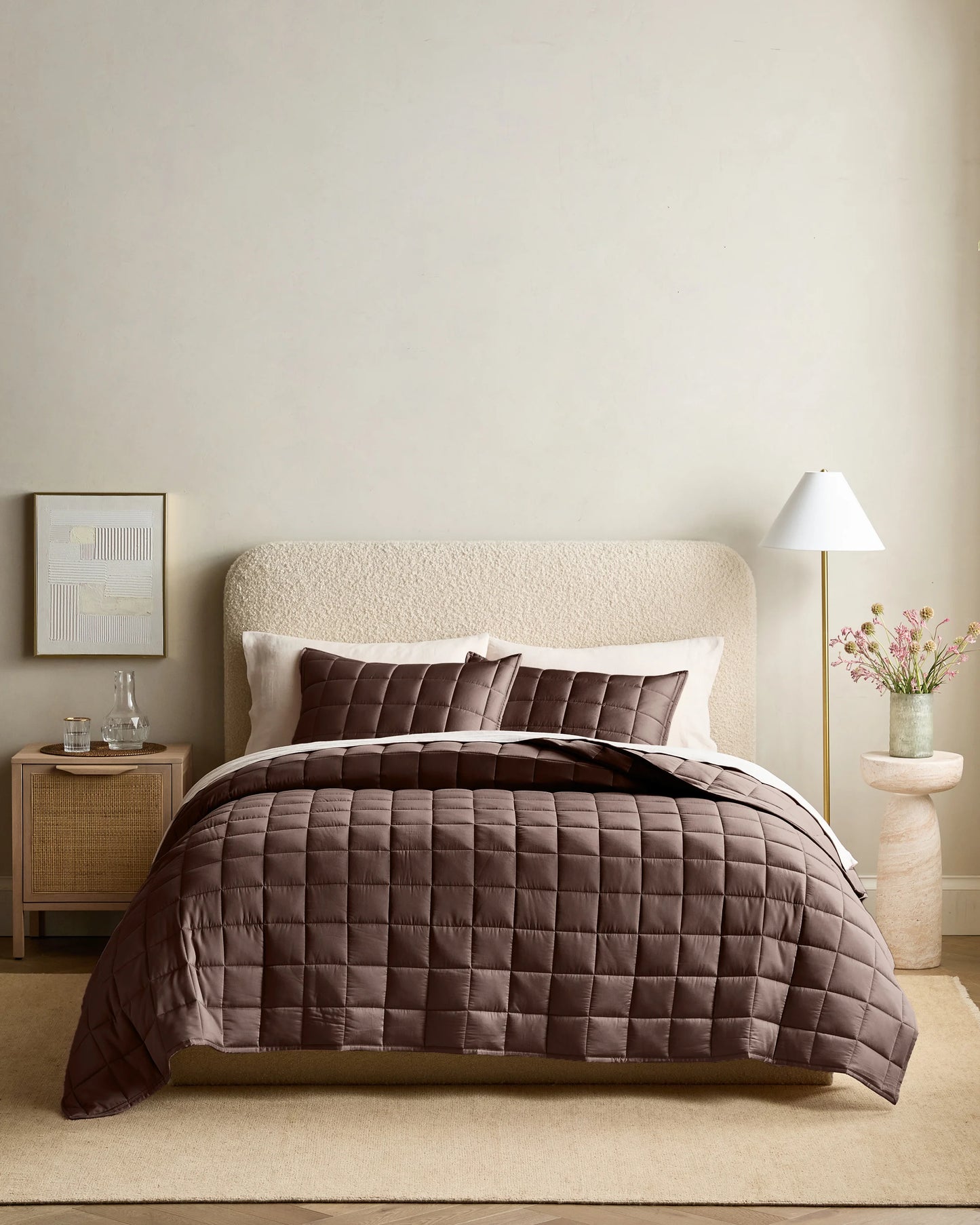 Bamboo Box Quilt - Twin / Sage