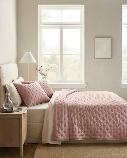 Bamboo Dream Quilt Set - Twin / Sage
