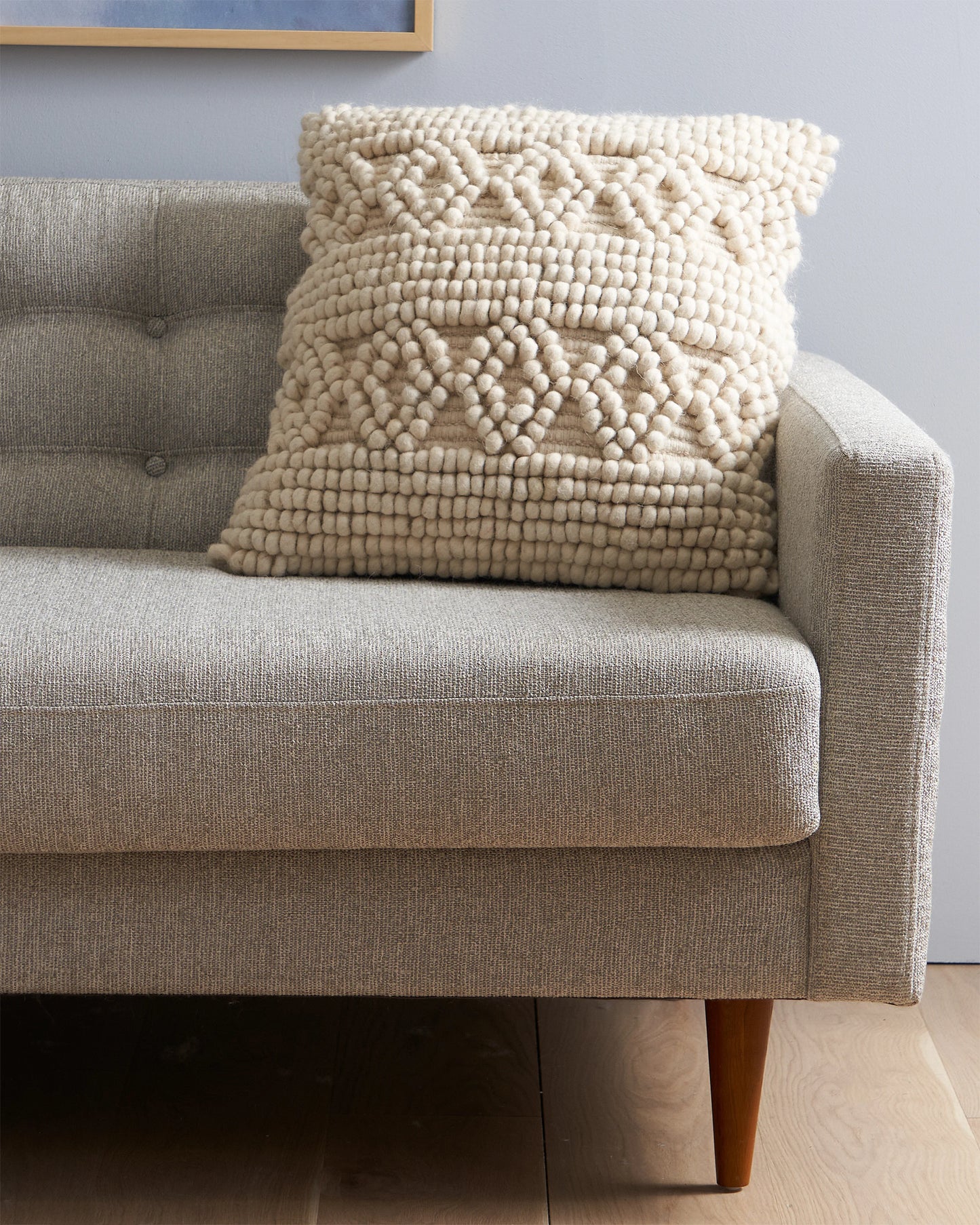 Kai Wool Pillow Cover - 20x20 / Ivory
