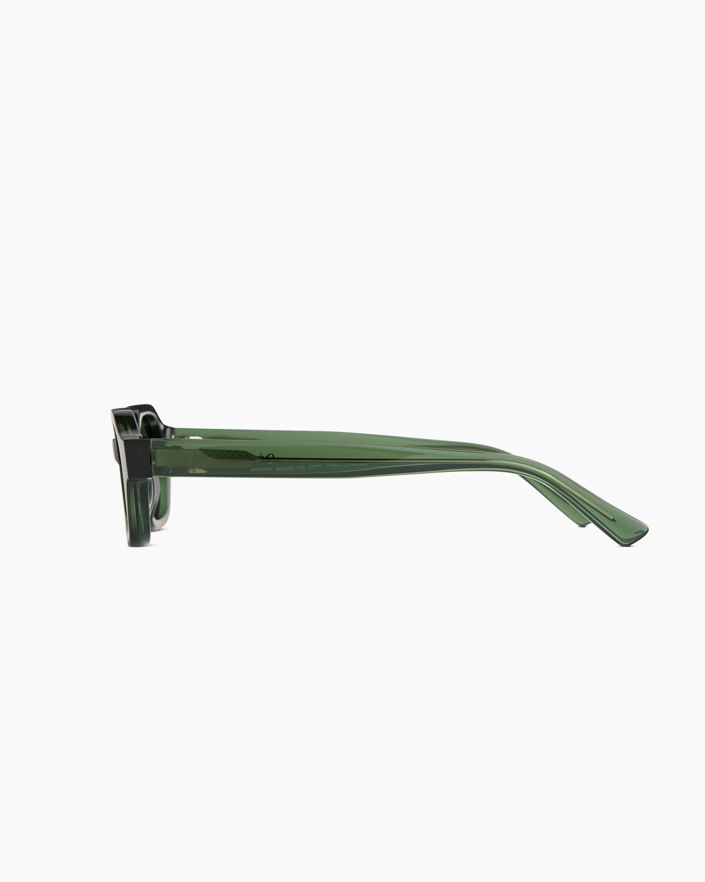 Sardinia Polarized Acetate Sunglasses - One Size / Black with Green lens