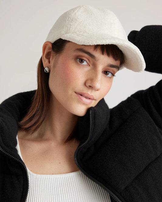Sherpa Baseball Cap - XS/S / Ivory