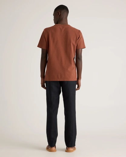 100% European Linen Pants - S / Bayberry Olive