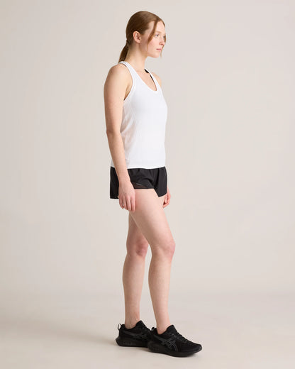 Seamless Waist-Length Racerback Tank - XS / Deep Navy
