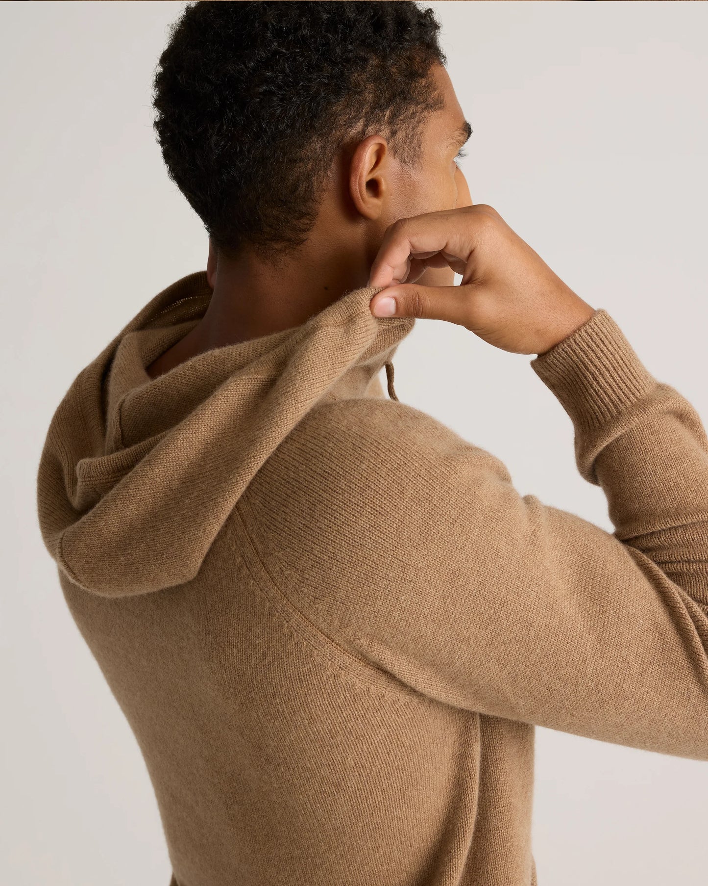 Mongolian Cashmere Pullover Hoodie - XS / Sea Spray Green