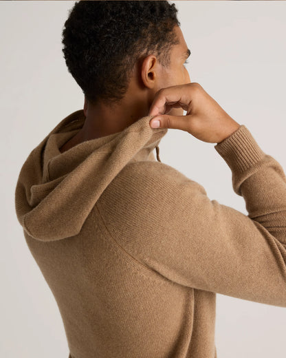 Mongolian Cashmere Pullover Hoodie - XS / Sea Spray Green