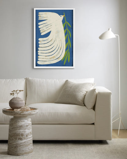 Peace Dove by Marco Marella - 26"x38" / Black