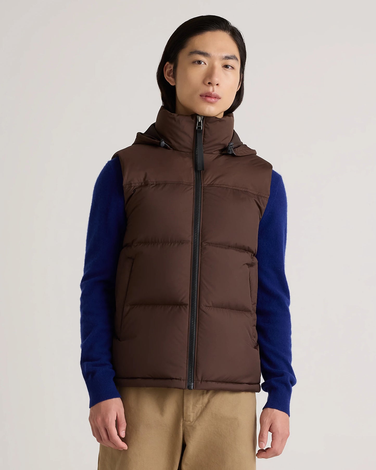 Responsible Down Puffer Vest - S / Carbon Grey