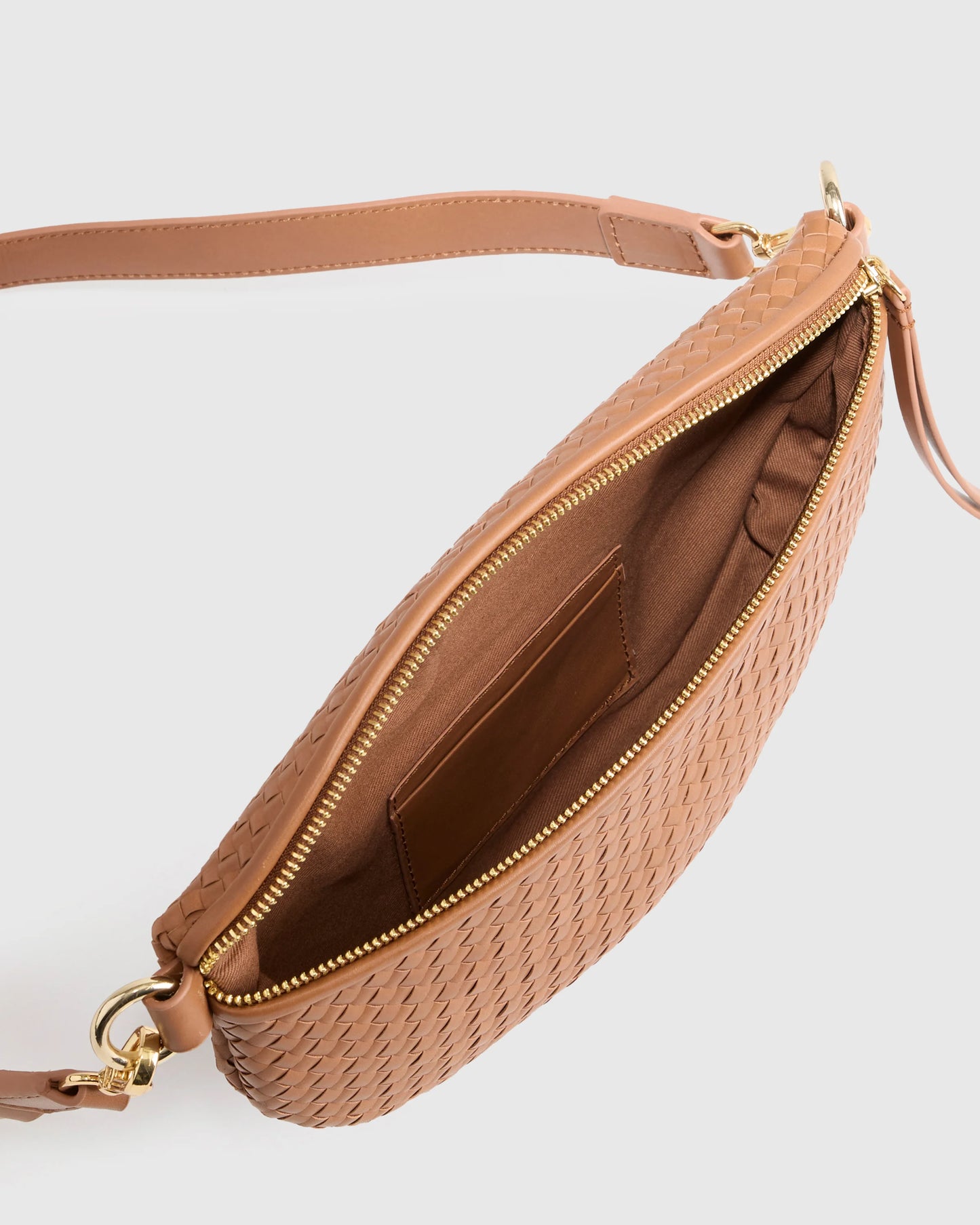 Sloane Handwoven Sling Bag - One Size / Taupe