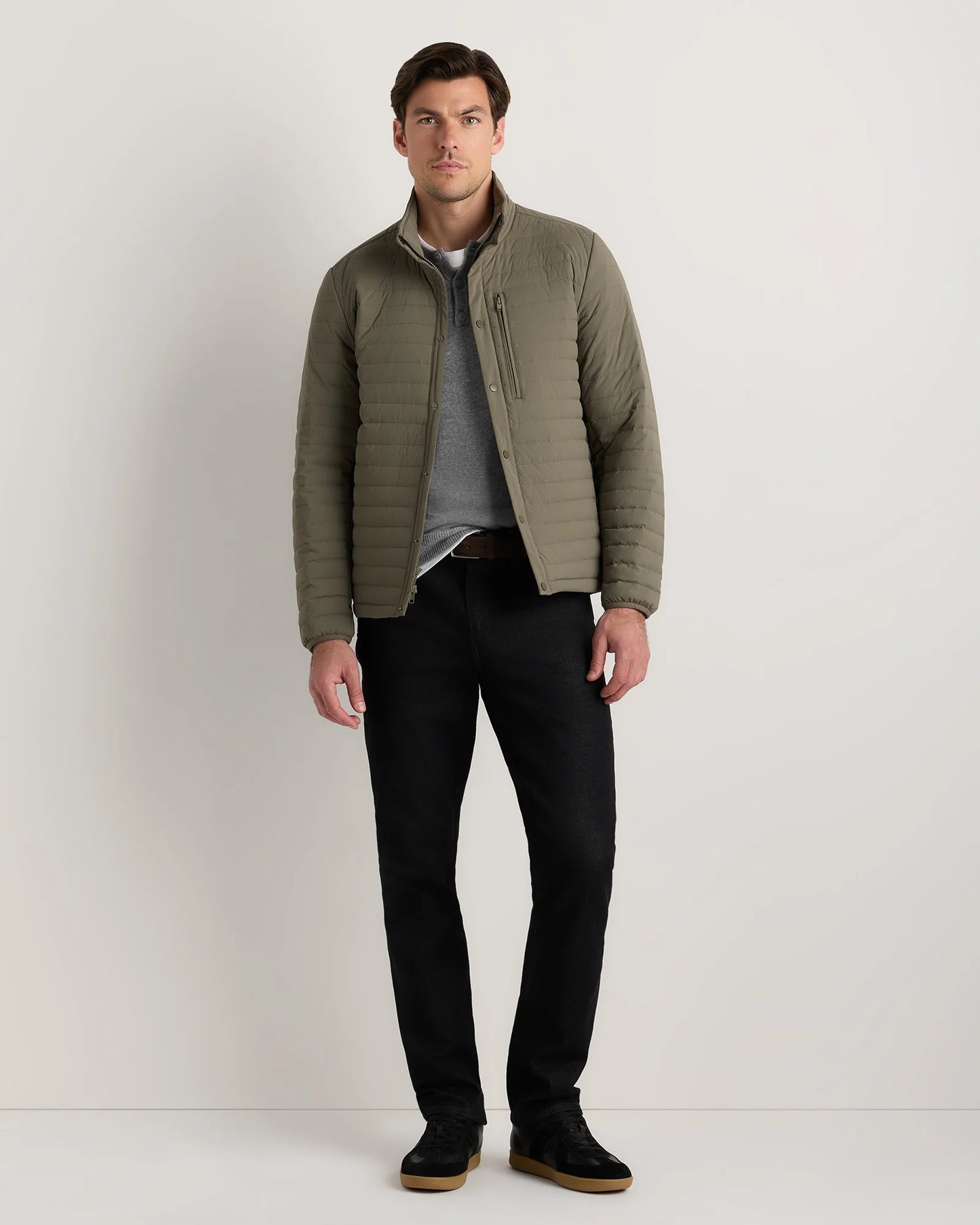 Responsible Down Quilted Jacket - S / Faded Cargo Green