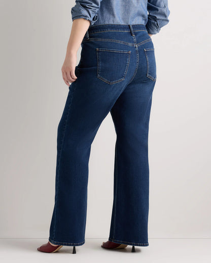 Luna Stretch Flare Jeans - 33 / Seaside Blue