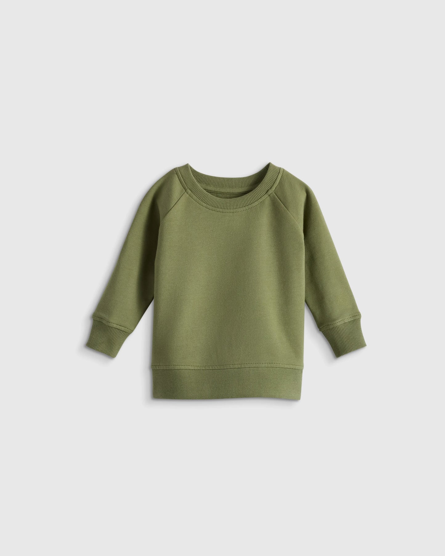 Organic Cotton French Terry Crew Neck Sweatshirt - 3-6M / Blue Stars
