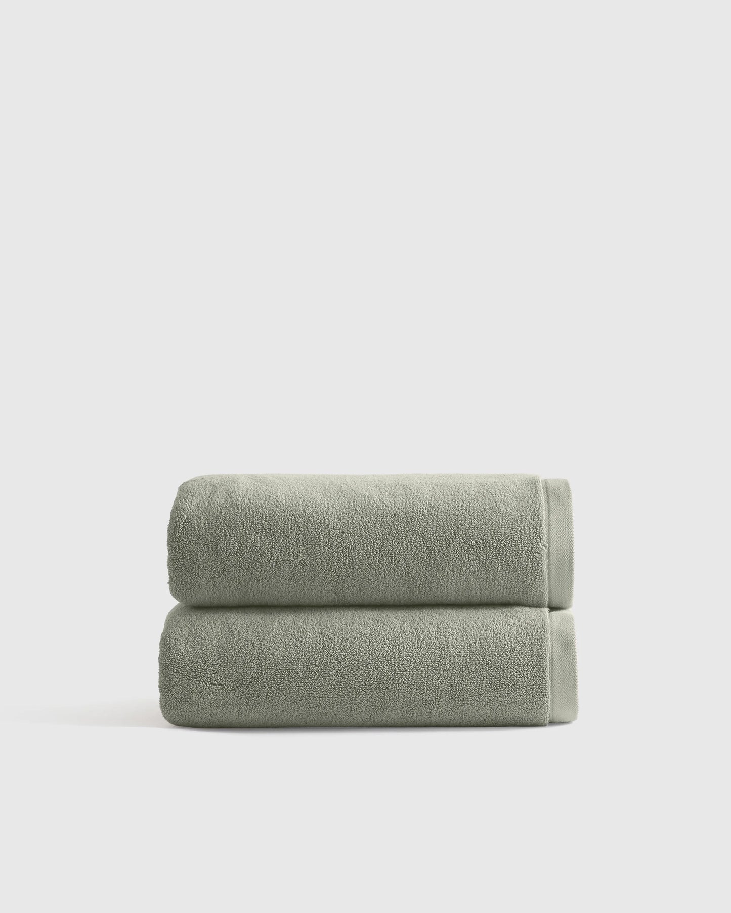 Plush Organic Turkish Cotton Bath Towel (Set of 2) - One Size / White