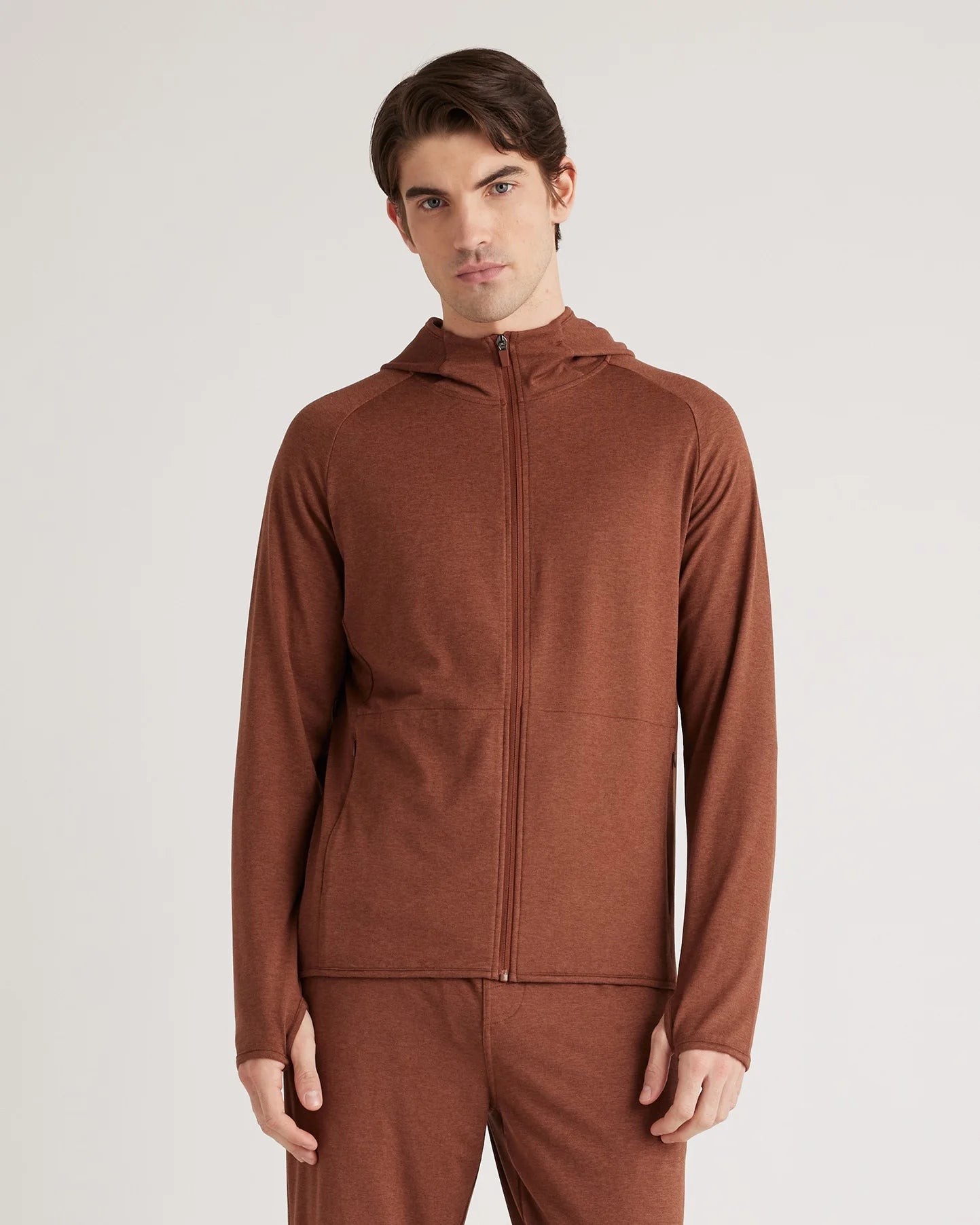 Flowknit Performance Zip Hoodie - S / Heather Grey